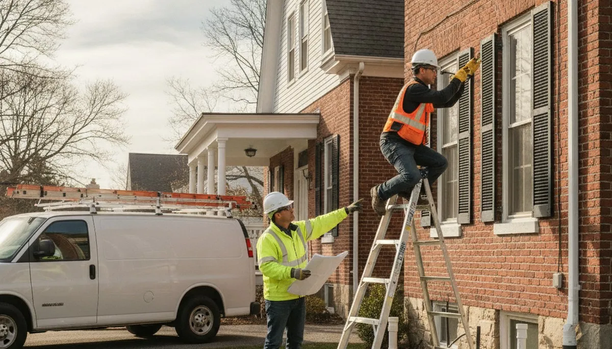 Plumber repairing a pipe in Worcester, MA for plumbing repair service