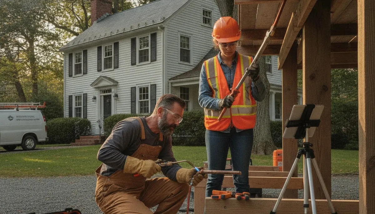 Plumber repairing a sink in Worcester, MA for reliable plumbing repair service