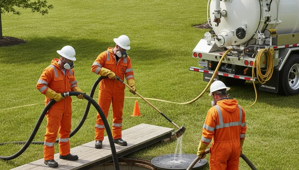 Septic tank cleaning service for Worcester, MA homes by On Call Plumbers