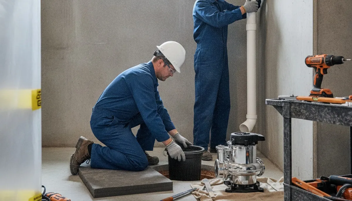 Sump pump installation for Worcester, MA homes by On Call Plumbers
