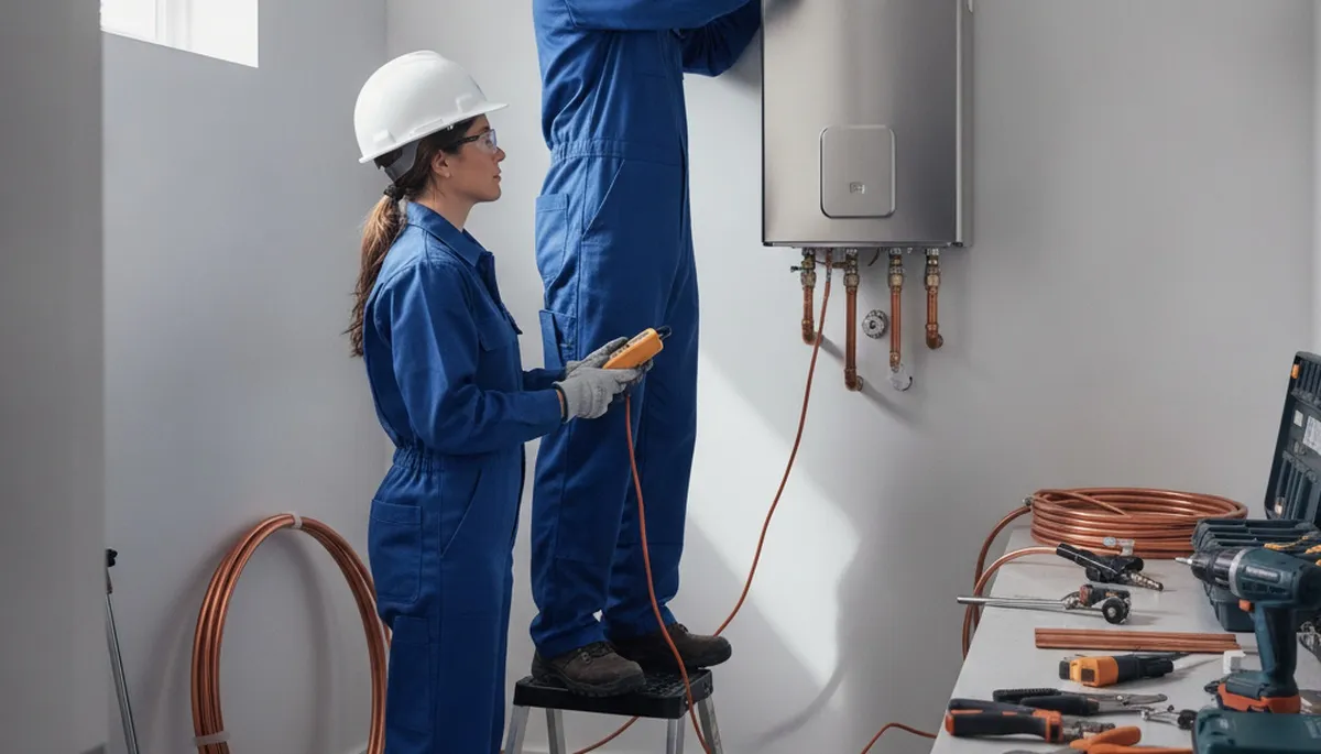 Tankless water heater installation service in Worcester, MA for reliable on-demand hot water