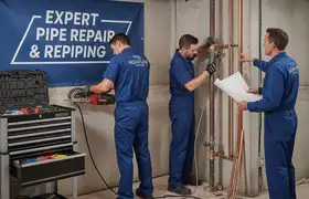 Pipe repair and repiping services in Worcester, MA for reliable plumbing solutions